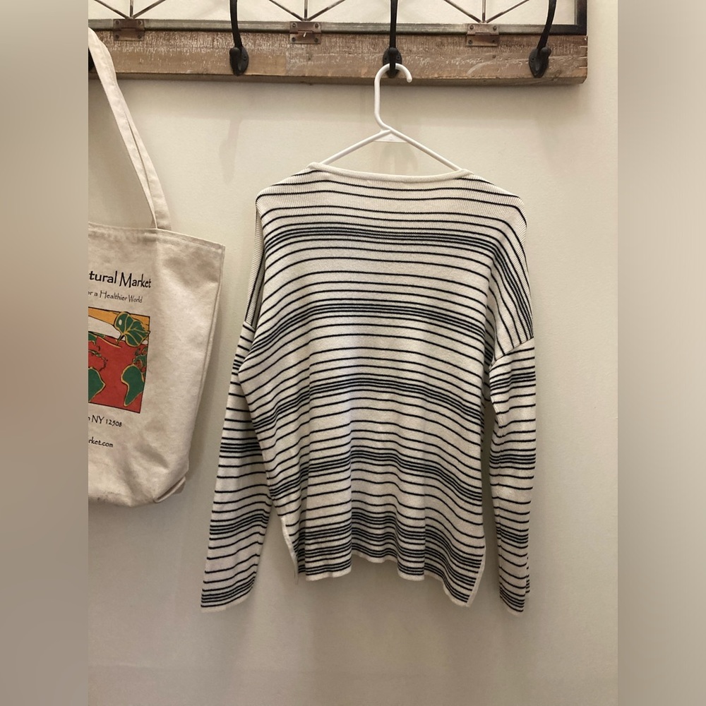 Eileen Fisher 100% Organic Cotton Sweater - Picture 9 of 12